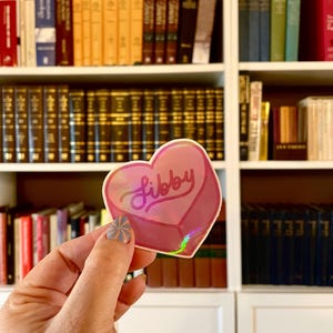 Libby Candy Heart Sticker
