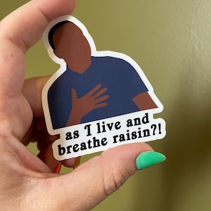 New Girl Winston Raisin sticker