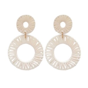 Calypso Raffia Rectangles and Circles - Etsy