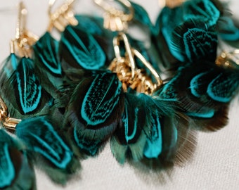 Peacock Feather Tassels