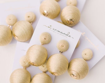 Gold Metallic Lido Pom Poms