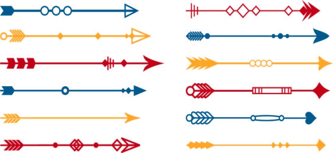 Arrow SVG Set of 12 *digital Download* - Etsy