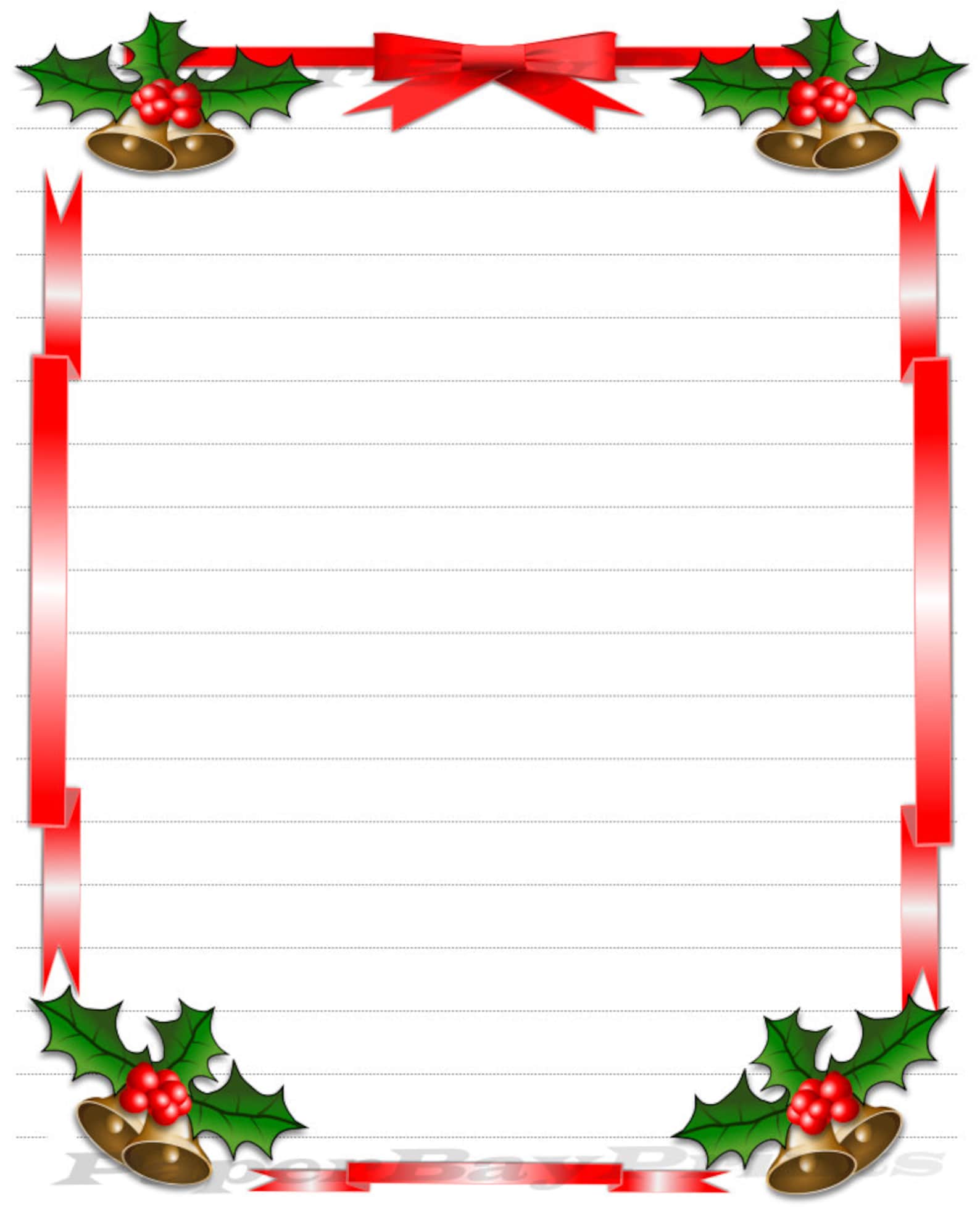Printable Christmas Writing Paper Paper With Christmas Etsy printable-christmas-writing-paper-paper-with-christmas-etsy