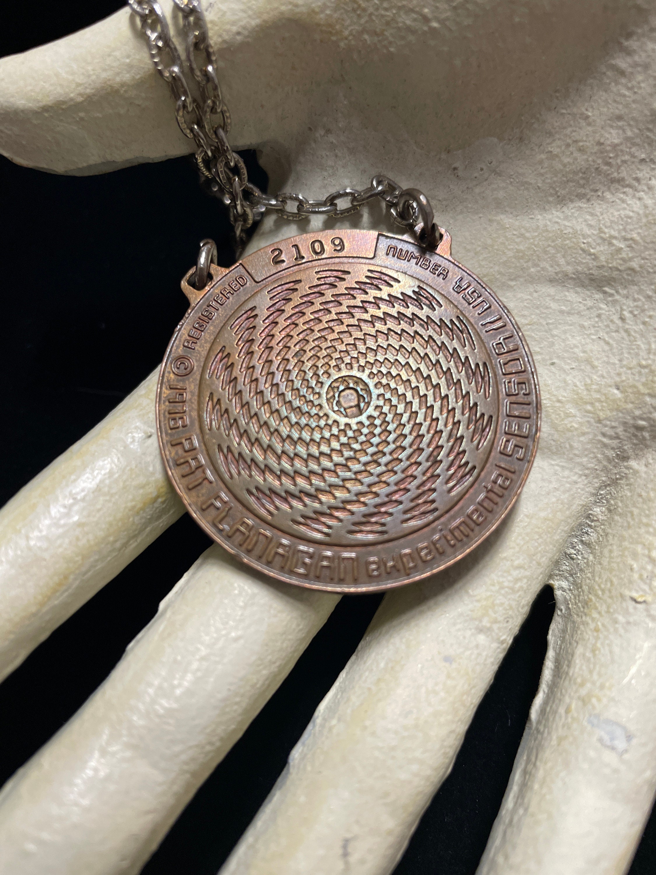 Pat Flanagan 1976 Sensor II - Pyramid Power Medallion No Pat Flanagan 1976 Sensor II - Pyramid Power Medallion No