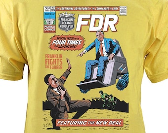 Vintage Roosevelt Comic Graphic T-Shirt