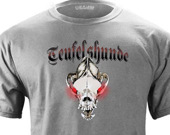 Camiseta original Marine Teufelshunde Devil Dog Vintage