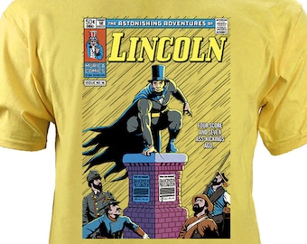 Vintage Abraham Lincoln Comic T-Shirt