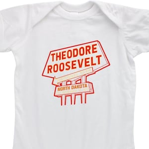 Retro Vintage Theodore Roosevelt National Park Infant Bodysuit