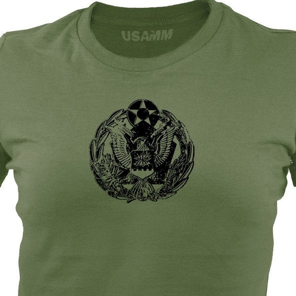 Women's Distressed Air Force Headquarters Badge Subdued T-Shirt