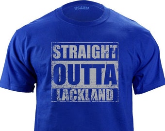 Original Straight Outta Lackland AFB T-Shirt USAF