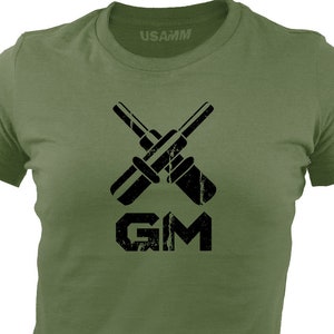 Women&#39;s Officially Licensed Navy Gunner&#39;s Mate (GM) Rating Badge T-Shirt