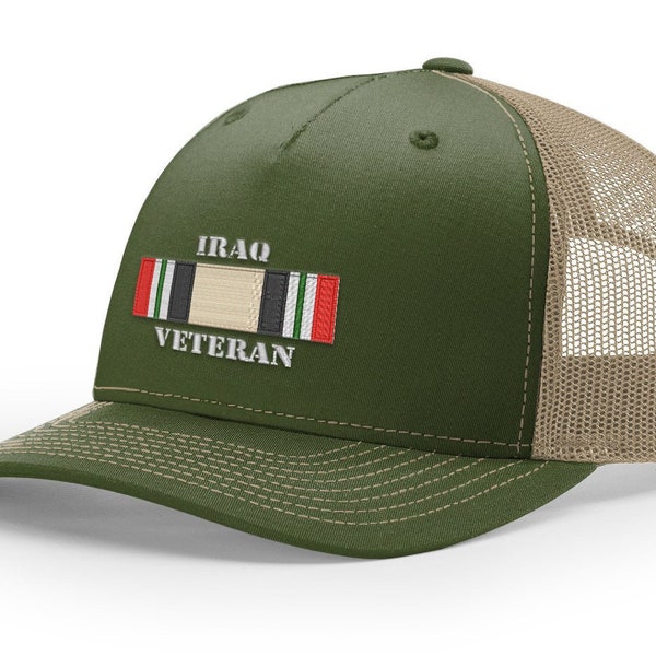 US Army Ordnance Corps Iraq Veteran Embroidered Cap - US Army Branch
