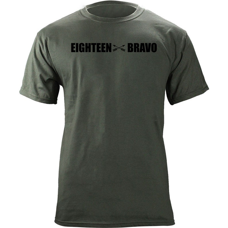 Army Special Forces Weapons MOS 18 Bravo 18B Veteran T shirt Etsy
