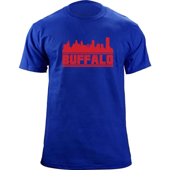 Buffalo Ny American Flag Skyline Distressed T-Shirt Buffalo Ny American Flag Skyline Distressed T-Shirt