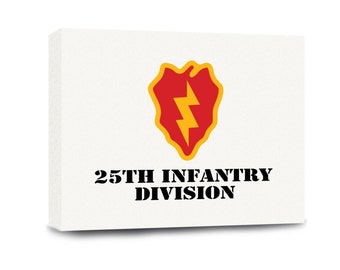 Army 25th Infantry Division Gallery Wrapped Canvas