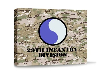 Army 29th Infantry Division Gallery Wrapped Canvas
