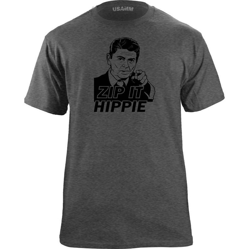 Classic Zip It Hippie Funny Tshirt Etsy