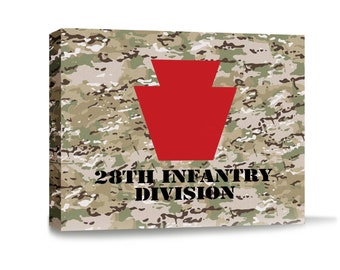 Army 28th Infantry Division Gallery Wrapped Canvas