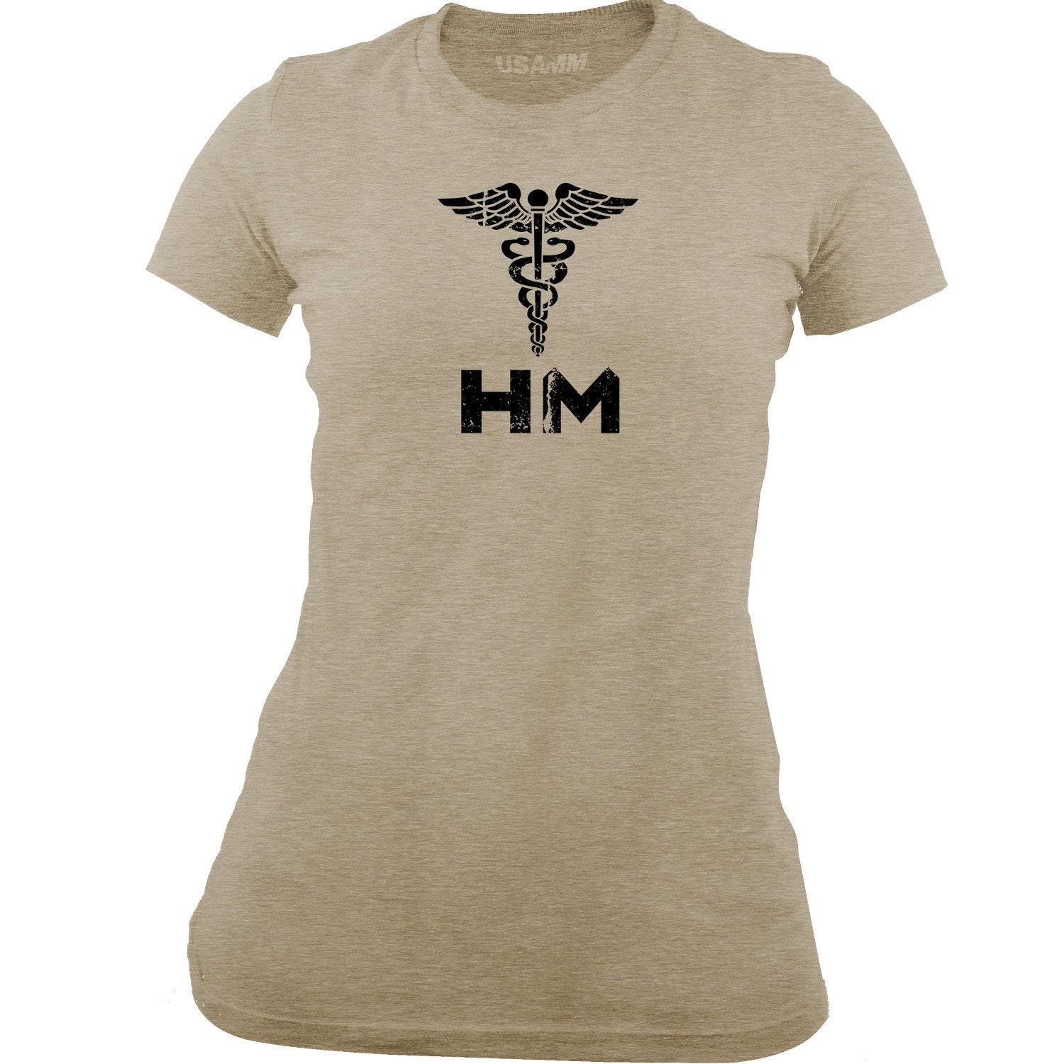 Women's Officially Licensed Navy Hospital Corpsman (HM) Rating Badge T ...