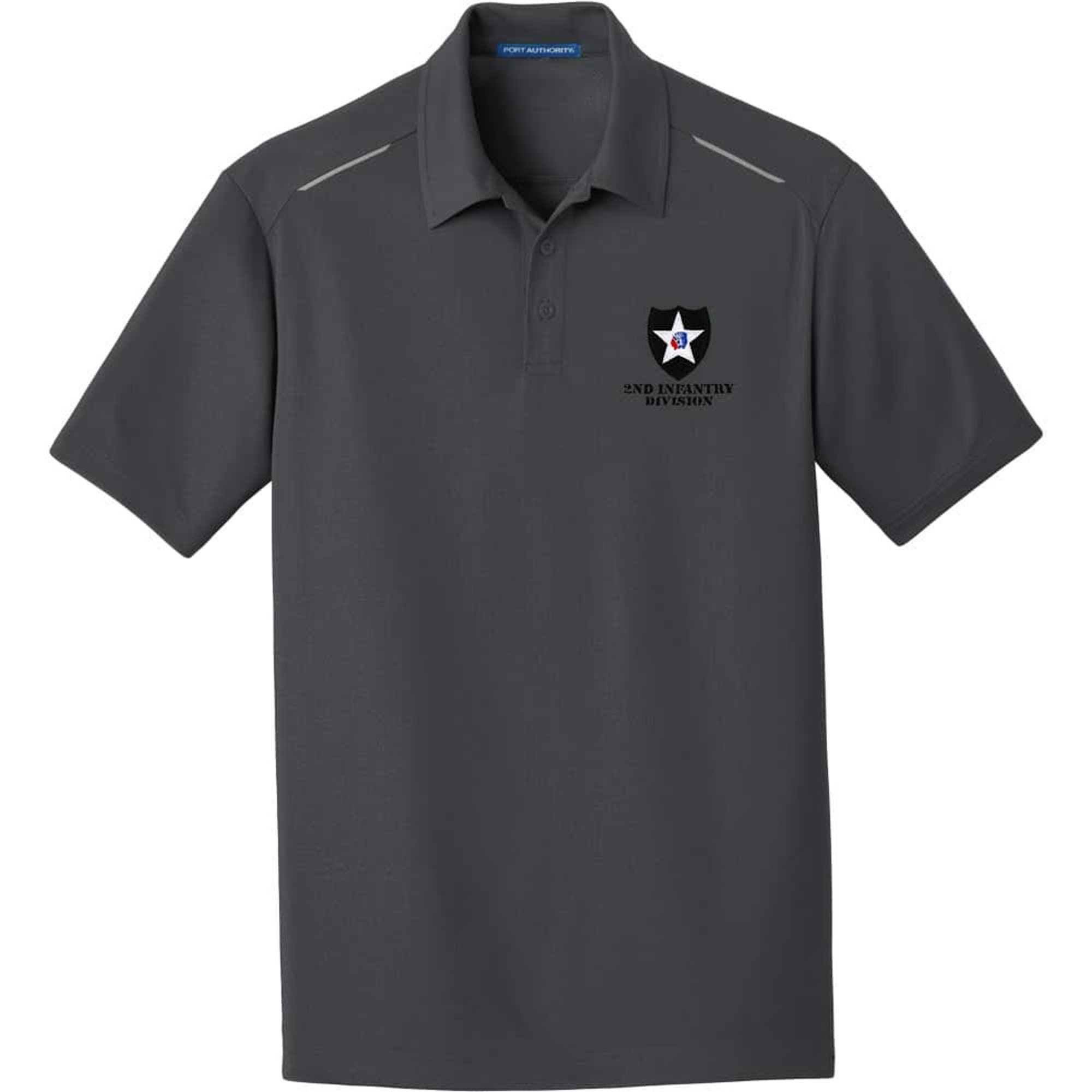 2nd Infantry Division Embroidered Performance Golf Polo