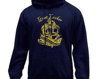 Navy Goat Locker Pullover Hoodie