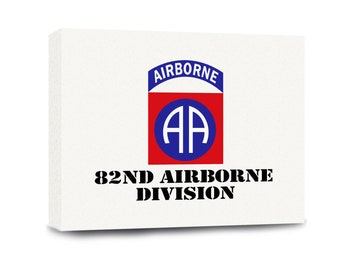 Army 82nd Airborne Division Gallery Wrapped Canvas