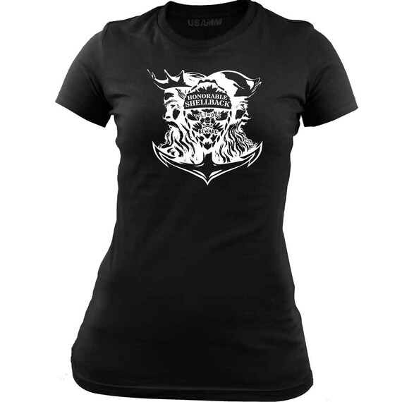 Womens Shirt Original Navy Honorable Shellback USN Veteran Tshirt Short Sleeve T-Shirt Leisure T-Shirt Womens Shirt Original Navy Honorable Shellback USN Veteran Tshirt Short Sleeve T-Shirt Leisure T-Shirt