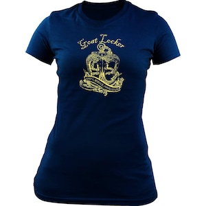 Women&#39;s Navy Goat Locker Chief CPO T-Shirt