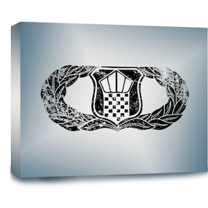 Air Force Traffic Control Badge Gallery Wrapped Canvas
