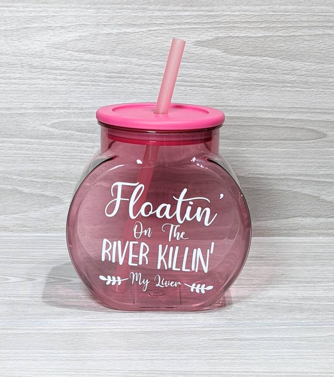 Fishbowl cup Adult Sippy Cup Pool Side Drink Girls Trip Etsy