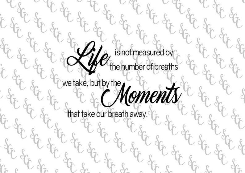 Reusable Stencil Life Quote 2 sizes to choose from Etsy