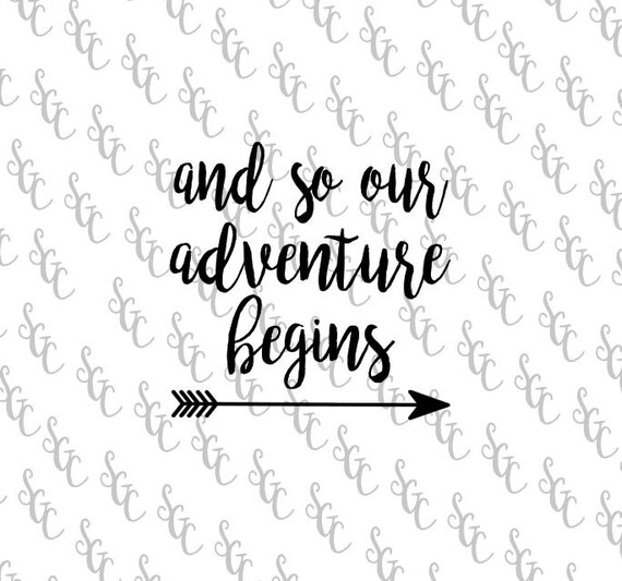 Reusable Stencil and so Our Adventure Begins Many Sizes to | Etsy