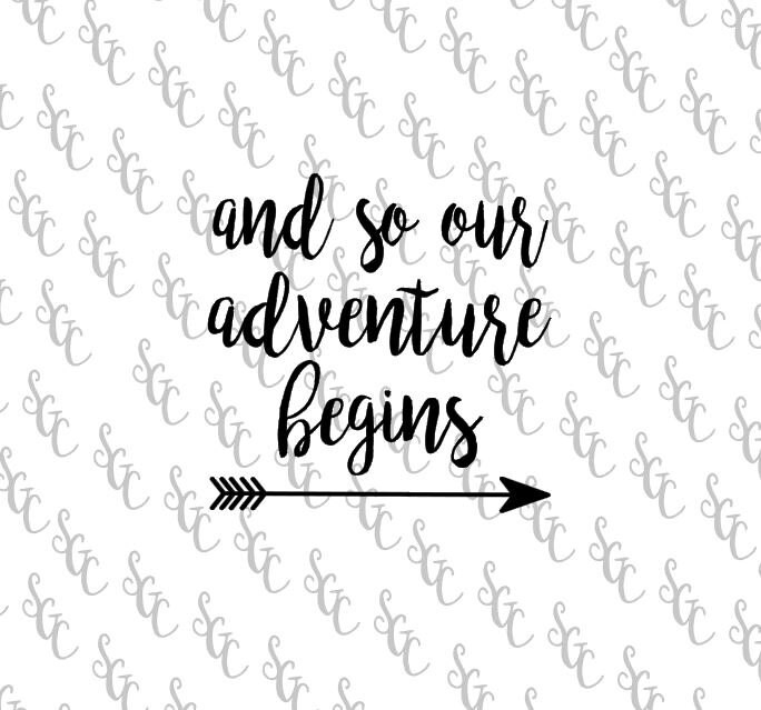 Reusable Stencil and so Our Adventure Begins Many Sizes to - Etsy