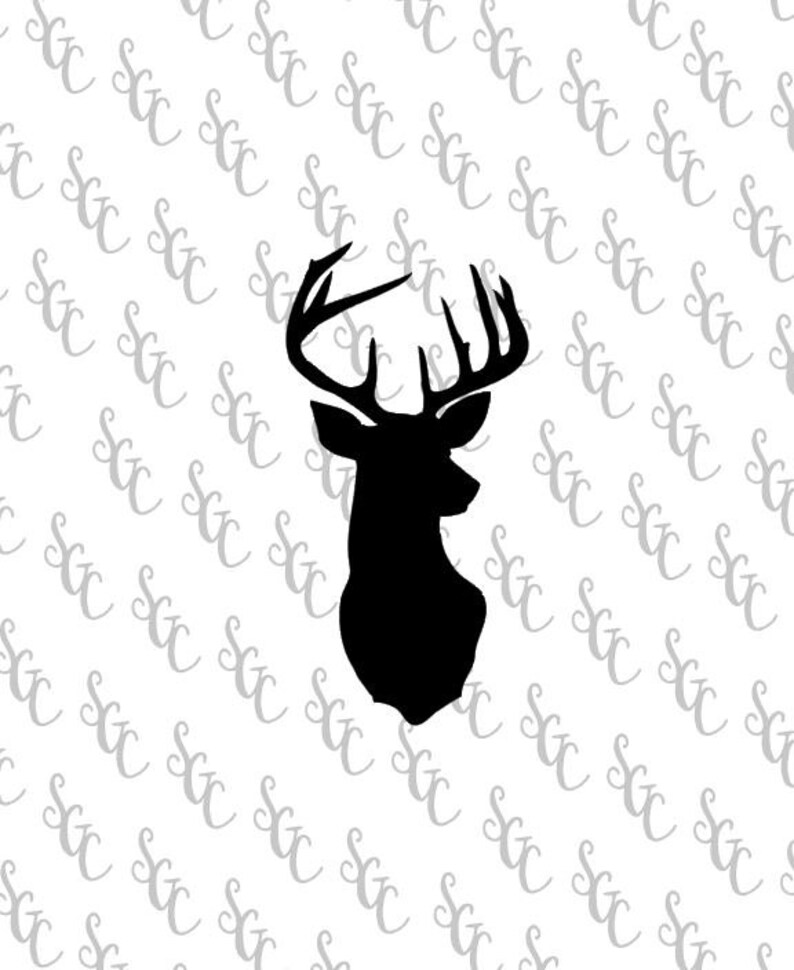 Reusable Stencil Buck Head Silhouette Many Sizes to Choose | Etsy Canada
