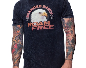 Eagle Head Unisex Mineral Wash T-Shirt