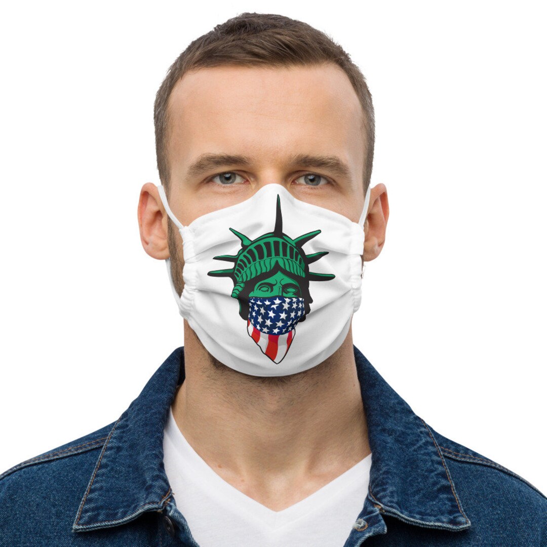 Statue of Liberty Face Mask Etsy UK