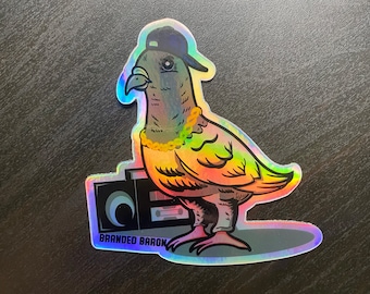 Holographic Hip Hop Pigeon