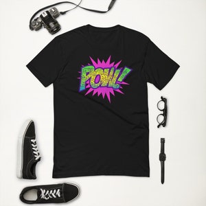 POW Schwarzes T-Shirt