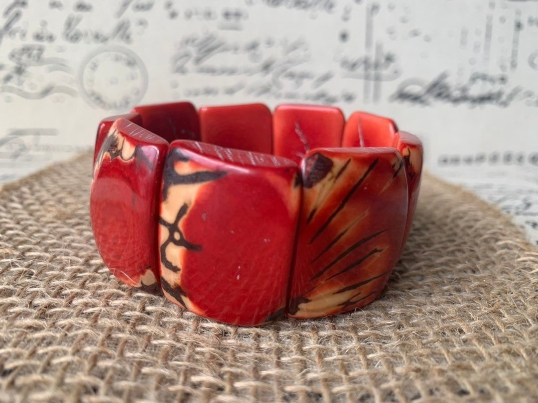 Quintana Multicolor Tagua Nut Bracelet
