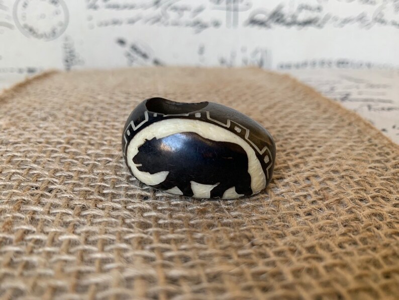 Wolf animal pipe Handcarved smoking bowl Tagua smoking pipe Sacred ceremonial pipe Shaman tribal tools Bestman gifts Smokers present ideas
