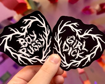 Trans Lover Pride Stickers: Handmade LGBTQ Vinyl Decals