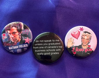 nathan fielder baby girl 1.5" Pinback buttons