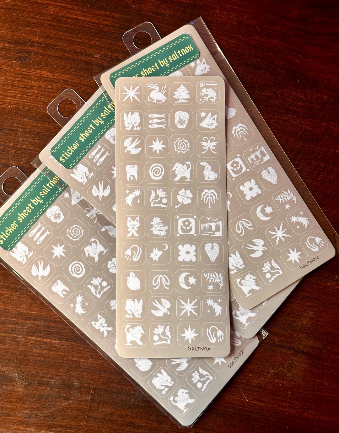 Random Sticker Sheets Tiny Cube Random Whimsical Sticker Sheet - Etsy