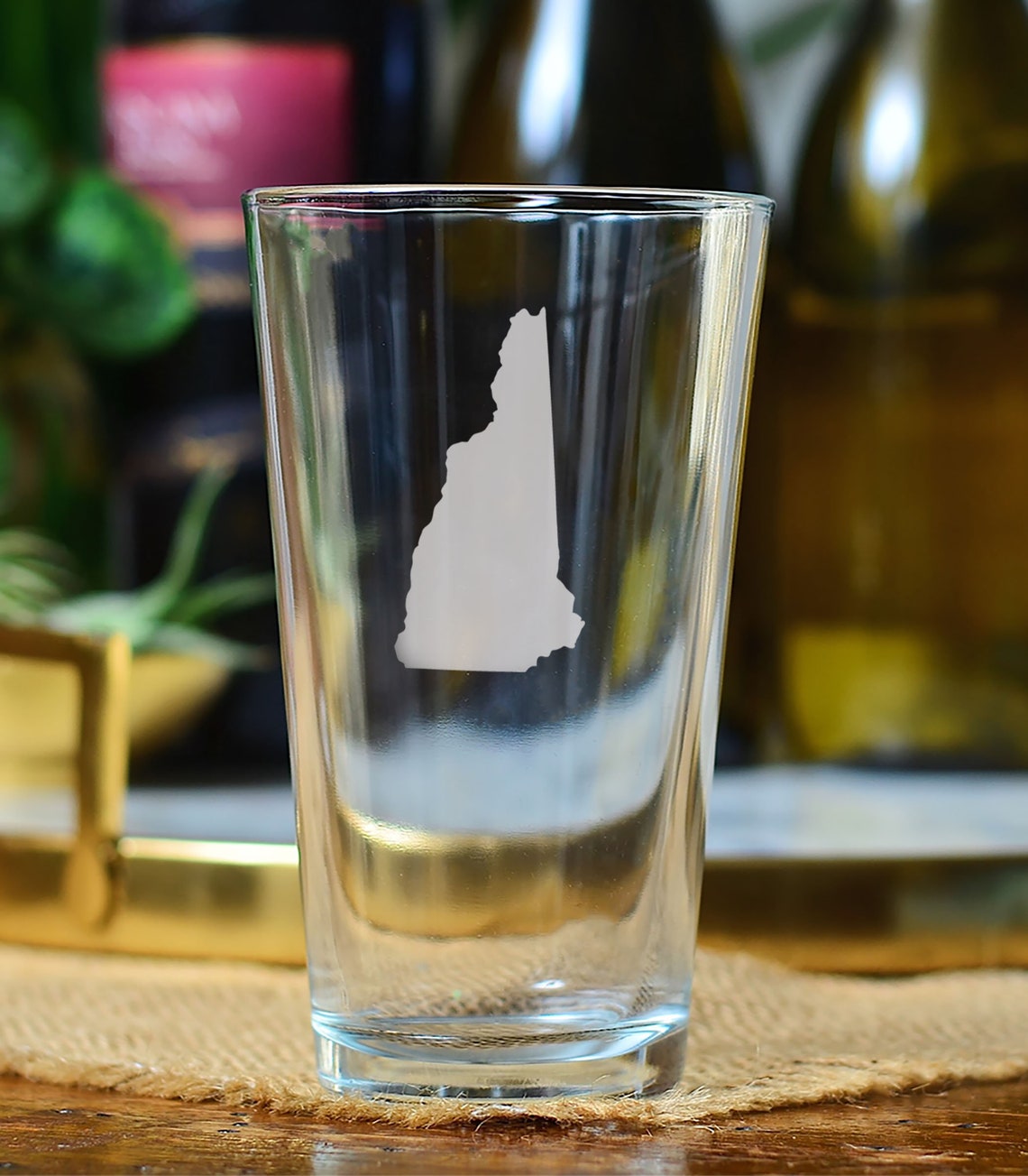 State of New Hampshire Barware Concord New Hampshire Glasses Etsy