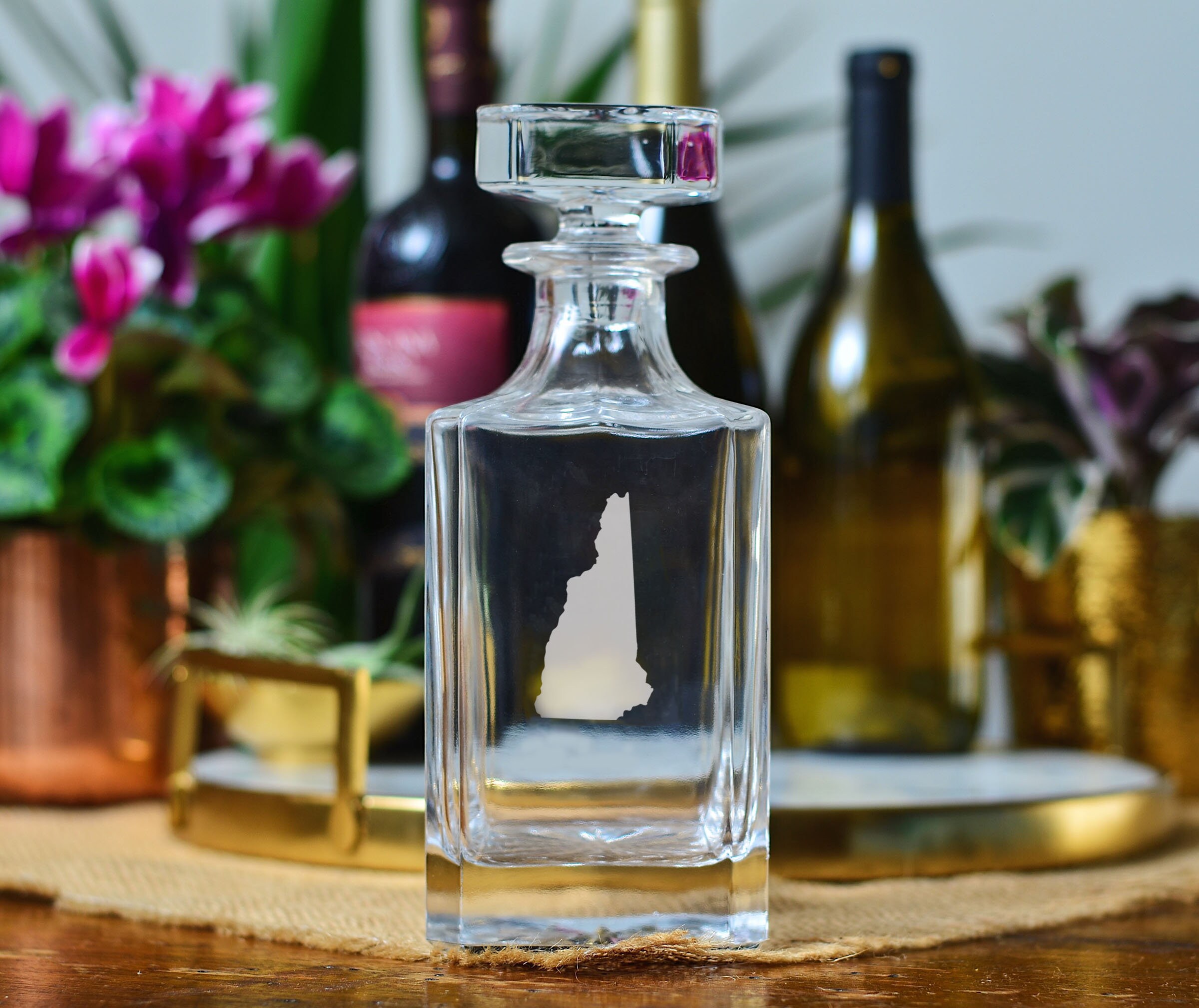 State of New Hampshire Barware Concord New Hampshire Glasses University