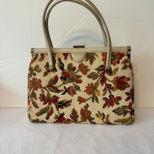 Bolso Vintage Midcentury Needlepoint VERDI USA