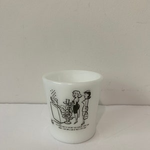 NORDBERG BLAKELY  PARTS pub glasbake made in Usa  vintage mug