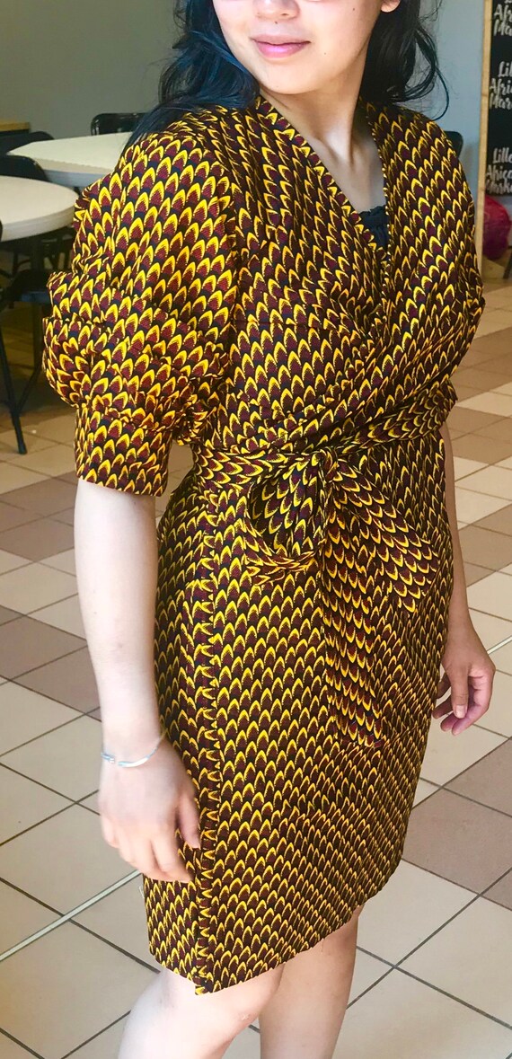 etsy wrap dress