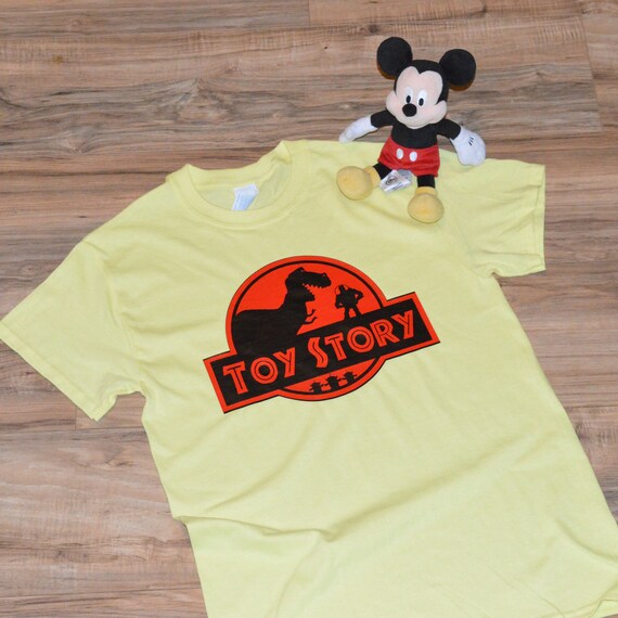 toy story jurassic park shirt