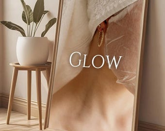 Arte mural para el cuidado de la piel radiante: Decoración imprimible para esteticistas, spas, salones de belleza y amantes del cuidado personal.